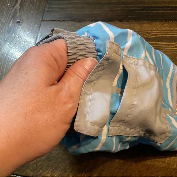 i play. Blue and White Striped Swim Trunks - Picture 9 of 9